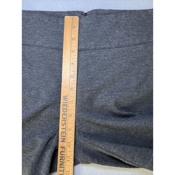 CAbi Rave Ponte Knit Dress Pants Size 8 Charcoal Gray Bootcut Stretch 542R - Picture 9 of 10